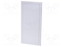 Enclosure: for modular components; IP40; plaster embedded