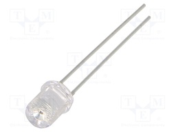 IR transmitter; 5mm; 765÷795nm; transparent; 40÷50mW; 30°; THT