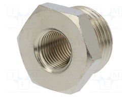 Nipple; reductive; Mat: nickel plated brass; 300°C