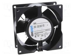Fan: AC; axial; 230VAC; 92.5x92.5x38mm; 67m3/h; 32dBA; 2300rpm