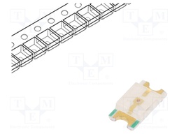 LED; SMD; 1206; orange; 100÷250mcd; 3.2x1.6x0.7mm; 140°; 1.8÷2.3V