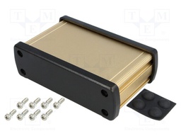 Enclosure: multipurpose; X: 113.7mm; Y: 69mm; Z: 35.2mm; aluminium