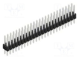 Connector: pin strips; pin header; male; PIN: 48; 1.27mm; THT; 2x24