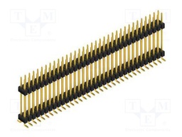 Connector: pin strips; pin header; male; PIN: 68; 2.54mm; SMT; 2x34