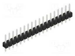 Connector: pin strips; pin header; male; PIN: 18; 2.54mm; THT; 1x18