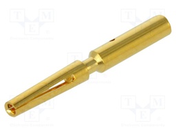 Contact; female; 1mm; gold-plated; 0.08÷0.14mm2; crimped