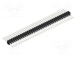 Connector: pin strips; pin header; male; PIN: 35; 1.27mm; SMT; 1x35