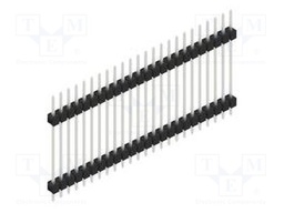 Connector: pin strips; pin header; male; PIN: 24; 2.54mm; THT; 1x24