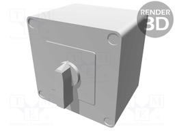Switch: cam switch; Stabl.pos: 3; 32A; 1-0-2; Mounting: in housing