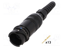 Plug; Size: 16; Connector: circular; MP-41; male; PIN: 13; 13A; IP67