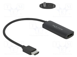 Adapter; DisplayPort socket,HDMI plug,USB B micro socket