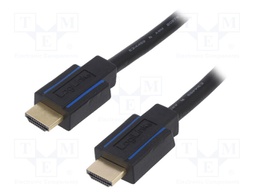 Cable; HDCP 2.2,HDMI 2.0; HDMI plug,both sides; 3m; black