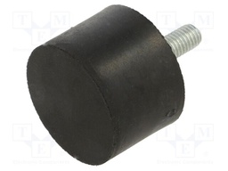 Vibroisolation foot; Foot material: rubber