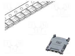 Connector: for cards; Nano SIM; SMT; PIN: 6