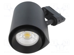 Lamp: LED lighting fixture; 4000(typ)K; IP44; Body: black; Ø: 111mm