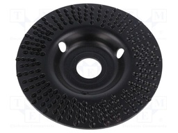 Grinding wheel; 125mm; prominent,with rasp