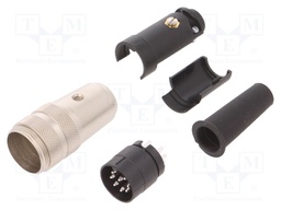 Connector: M16; male; for cable; IP40; plug; soldering; 60V; PIN: 8