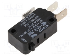 Microswitch SNAP ACTION; without lever; SPDT; 16A/250VAC; Pos: 2