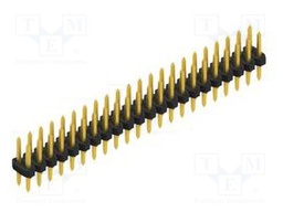 Connector: pin strips; pin header; male; PIN: 44; 2mm; THT; 2x22