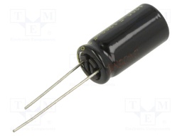 Capacitor: electrolytic; low ESR; THT; 1200uF; 10VDC; Ø10x20mm