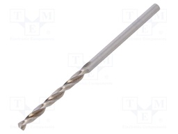 Drill bit; for metal; Ø: 2mm; L: 49mm; HSS; Working part len: 24mm