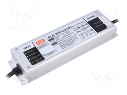 Power supply: switched-mode; LED; 201.6W; 48÷96VDC; 2100mA; IP67