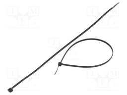 Cable tie; L: 900mm; W: 9mm; polyamide; 778N; black; Ømax: 265mm