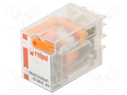 Relay: electromagnetic; DPDT; Ucoil: 230VAC; Icontacts max: 12A