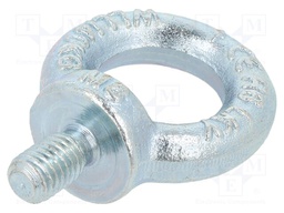 Lifting eye bolt; M8x13; DIN: 580; Head: eye; none; steel; zinc