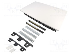 Enclosure: for modular components; IP40; plaster embedded; white