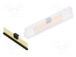 Connector: pin strips; pin header; male; PIN: 23; 2.54mm; SMT; 1x23