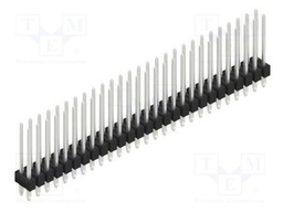 Connector: pin strips; pin header; male; PIN: 54; 2.54mm; THT; 2x27