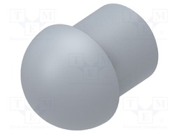 Stopper; polyamide; grey; L: 13.5mm; -20÷100°C; Entrelec; Size: 18