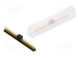 Connector: pin strips; pin header; male; PIN: 60; 2.54mm; SMT; 2x30