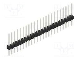 Connector: pin strips; pin header; male; PIN: 23; 2.54mm; THT; 1x23