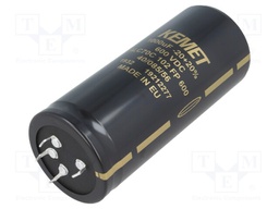 Capacitor: electrolytic; 1mF; 600VDC; ESR: 132mΩ; SNAP-IN; ±20%