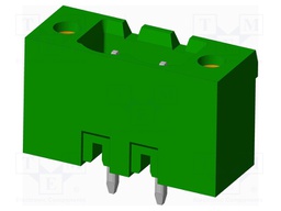 Connector: pluggable terminal block; socket; male; straight; THT
