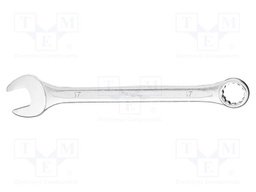 Wrench; combination spanner; 17mm; Chrom-vanadium steel; L: 210mm