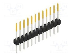 Connector: pin strips; pin header; male; PIN: 12; 2.54mm; THT; 1x12