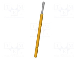 Test needle; Operational spring compression: 4mm; 5A; Ø: 1.3mm