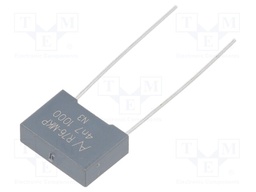 Capacitor: polypropylene; 4700pF; ESR: 135.5mΩ; THT; ±5%; -55÷110°C