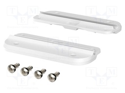 Set of wall holders; white; 2pcs.