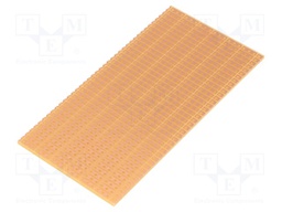 Board: universal; single sided,prototyping; W: 50mm; L: 100mm