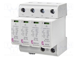 Surge arrester; Type 1+2+3; Poles: 3; In 8/20us: 40kA; -40÷85°C