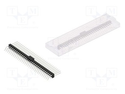 Connector: pin strips; pin header; male; PIN: 62; 2.54mm; SMT; 2x31