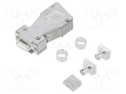 D-Sub; PIN: 9; solid wire,strand; CAN-Bus; straight; for cable