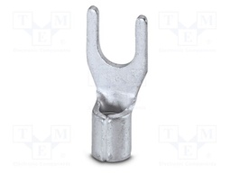 Non-insulated; Body: silver; Tip: fork
