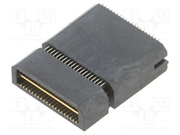 Mezzanine Connector, High-Speed Ground Plane, Header, 0.8 mm, 2 Rows, 40 Contacts, Surface Mount
