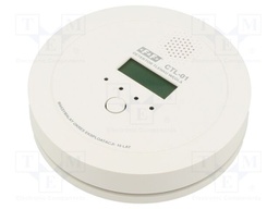 Sensor: gas; carbon monoxide (CO); Usup: 3VDC; -10÷40°C; Ø115x28mm