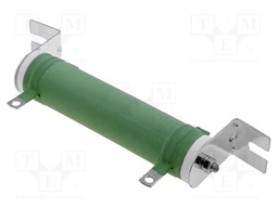 Resistor: wire-wound; 10Ω; 80W; ±5%; Ø31x115mm; 400ppm/°C